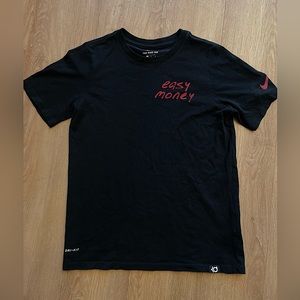 Nike Kid's KD Hero "Easy Money" Logo T-Shirt--Black